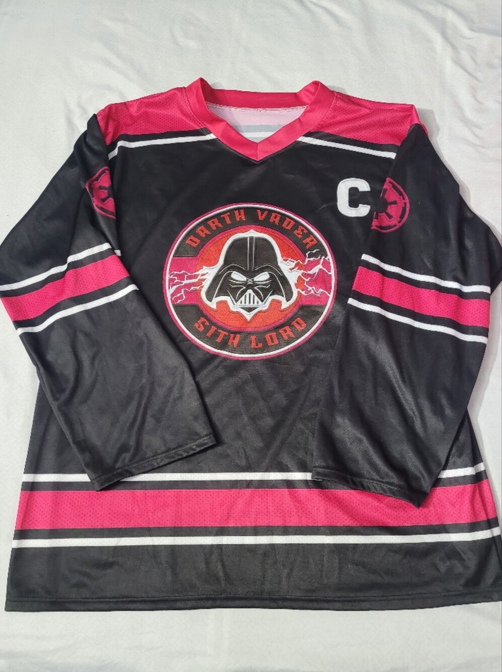 Star Wars Darth Vader Hockey Style Jersey